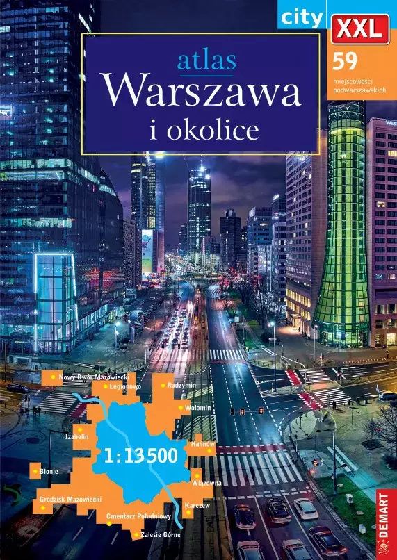 Atlas Warszawa i okolice - Książki