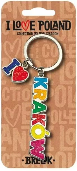 Brelok I love Poland Kraków ILP-BRE-B-KR-06 - Zabawki