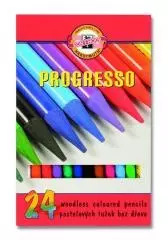 Kredki Progresso 24 kolory - Papiernicze i szkolne