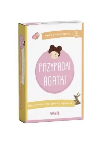 Przypadki Agatki. Karty gramatyczne cz.2 - Książki