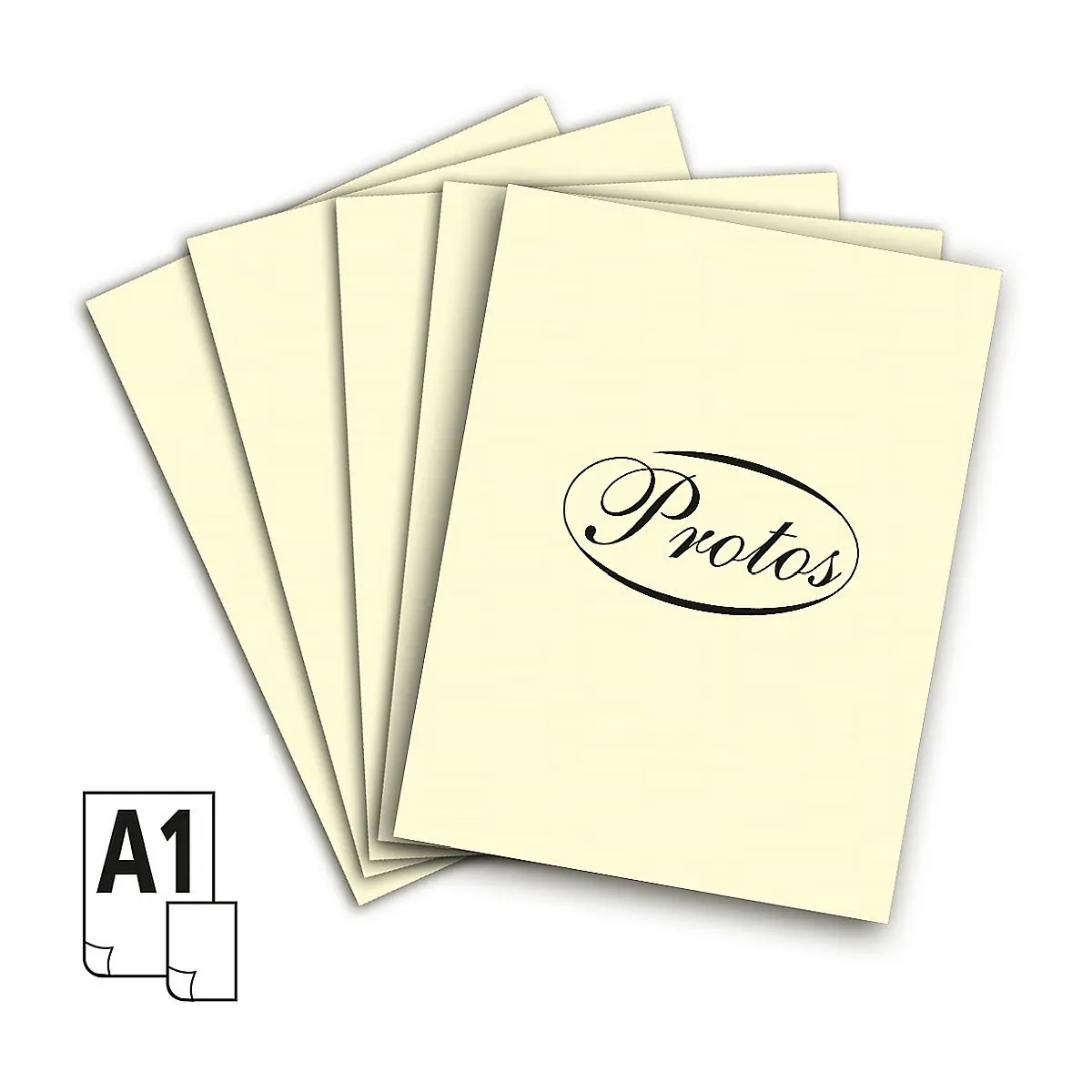 Brystol A1, kremowy 1 szt. - Papiernicze i szkolne