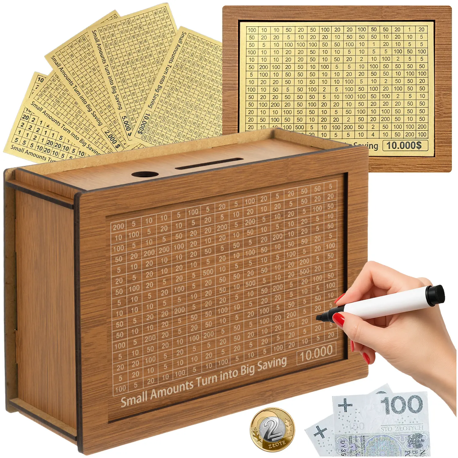Skarbonka- wyzwanie oszczędzanie Ruhhy 24602 - Papiernicze i szkolne