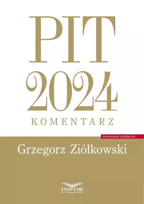 PIT 2024 komentarz - Książki