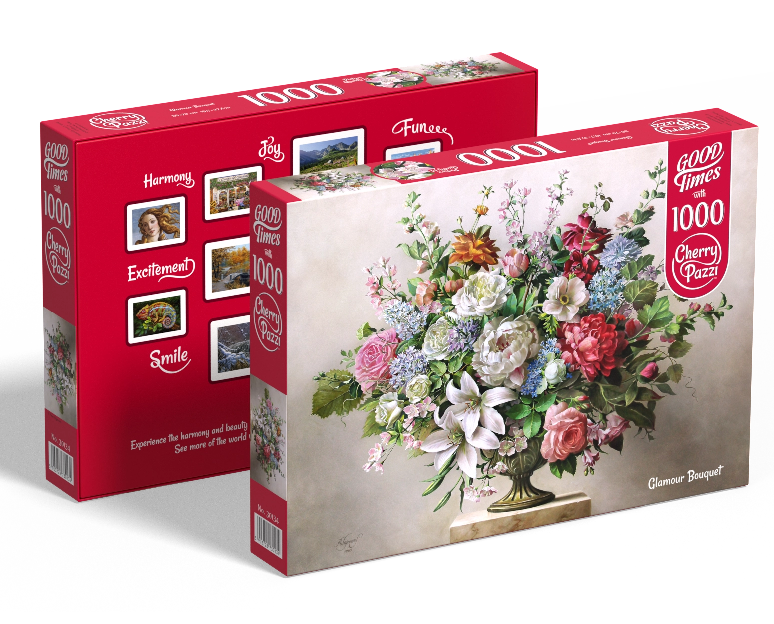 Puzzle 1000 elementów. Bukiet glamour 30134 - Puzzle