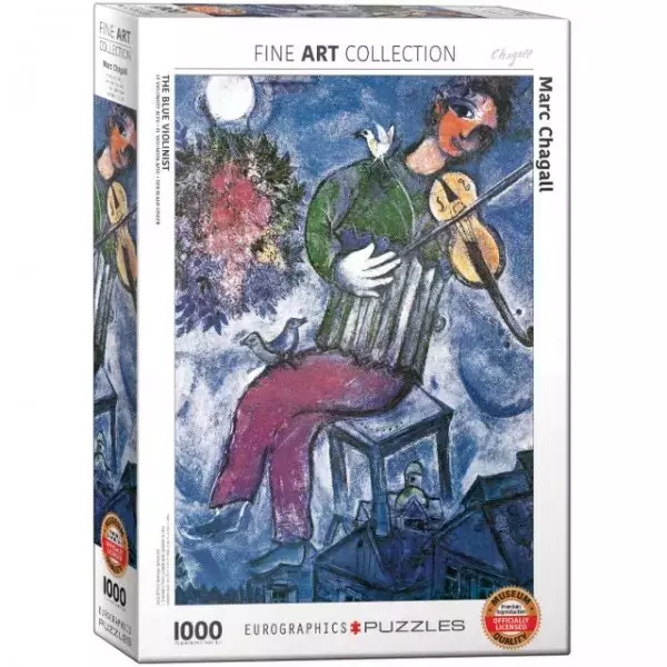 Puzzle 1000 elementów. Niebieski skrzypek, Marc Chagall - Puzzle
