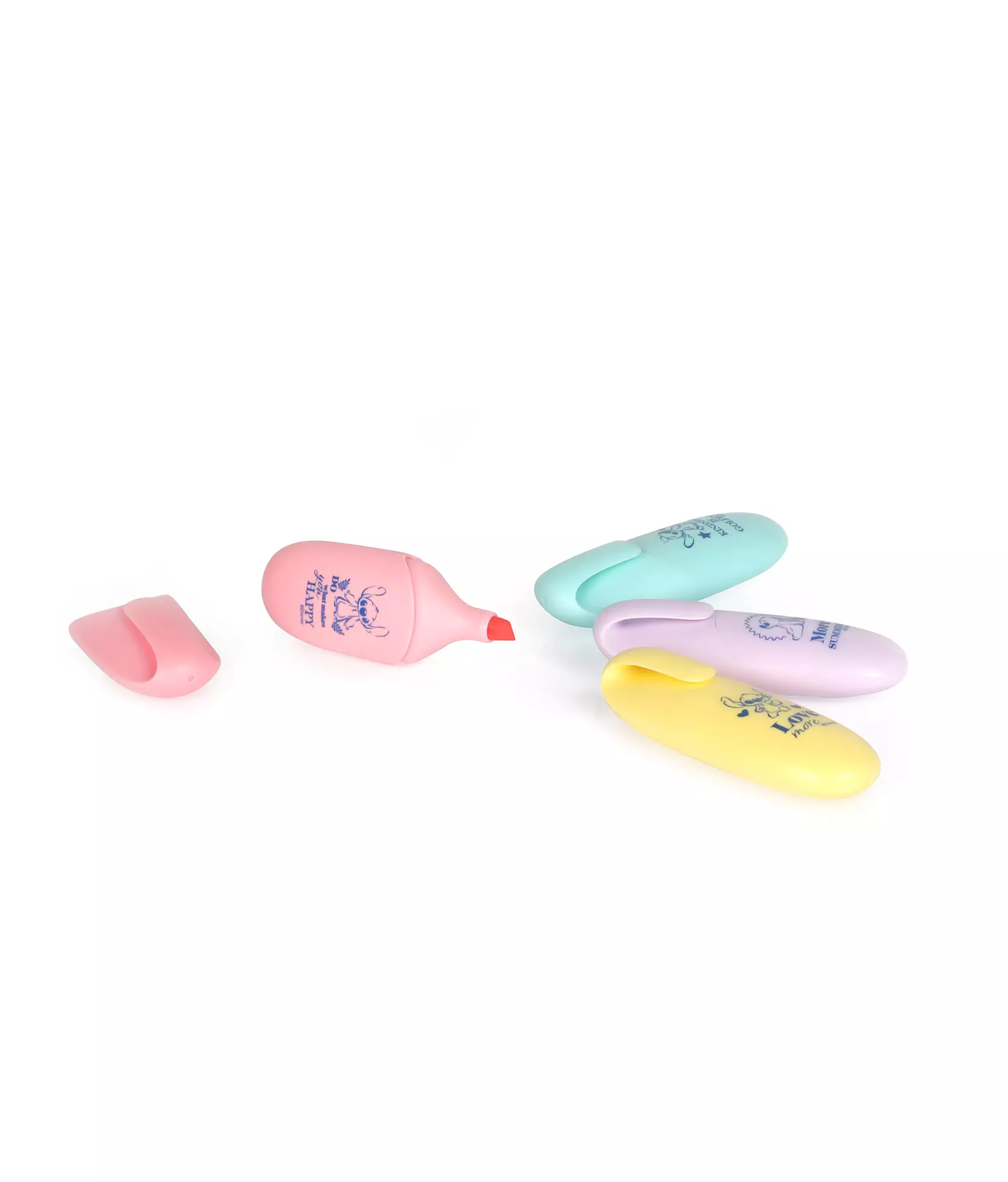 Zakreślacze mini Disney Fashion Stitch 4 szt. - Papiernicze i szkolne