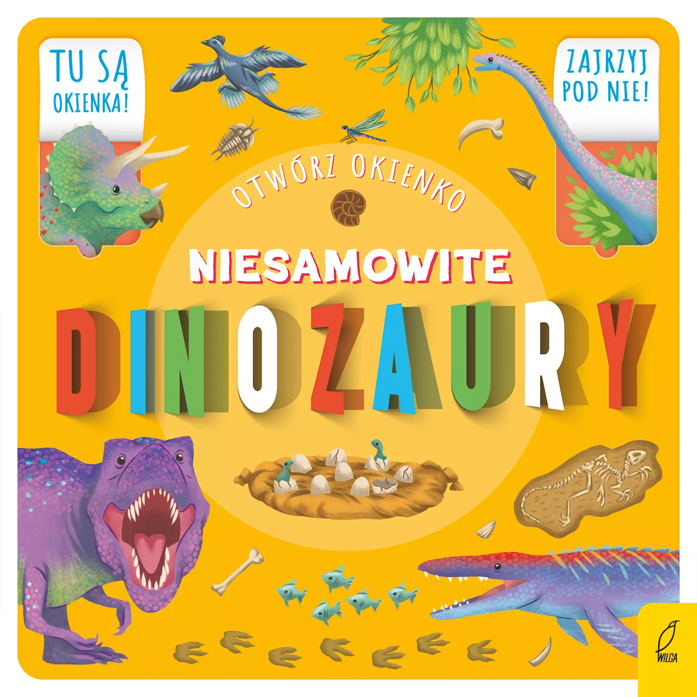 Otwórz okienko. Niesamowite dinozaury - Książki