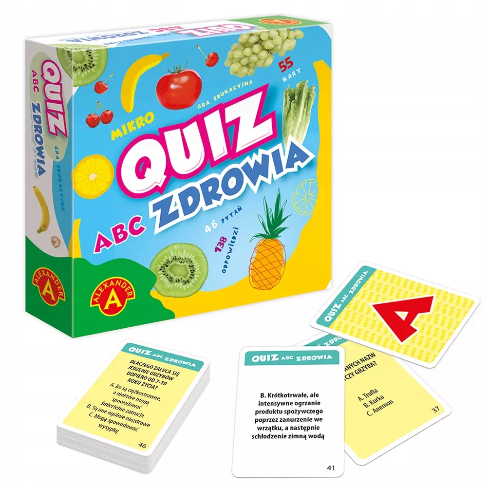 Gra planszowa Alexander Mikro Quiz ABC Zdrowia - Gry