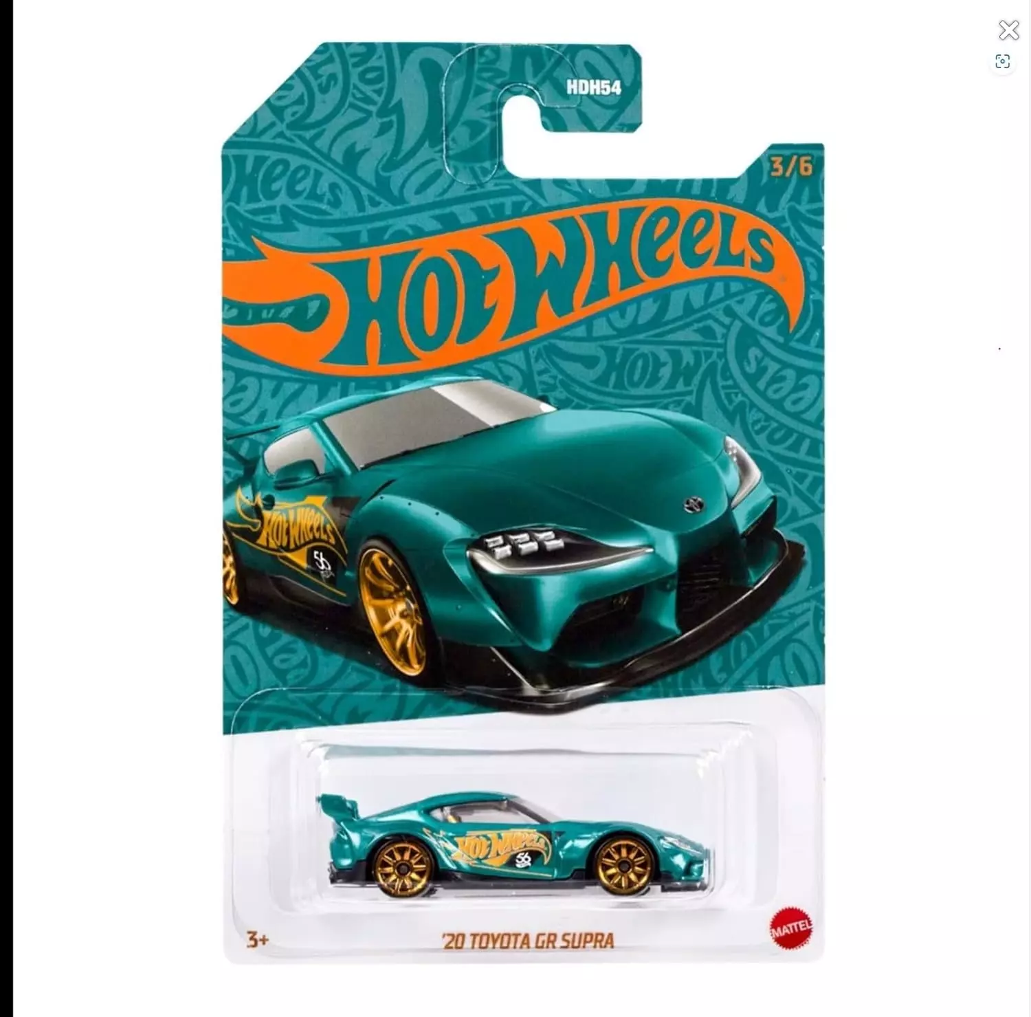 Hot Wheels. HDH54 Samochodzik Pearl Chrome - Zabawki
