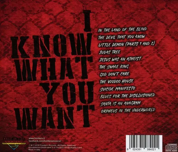The Snake King, CD - Muzyka
