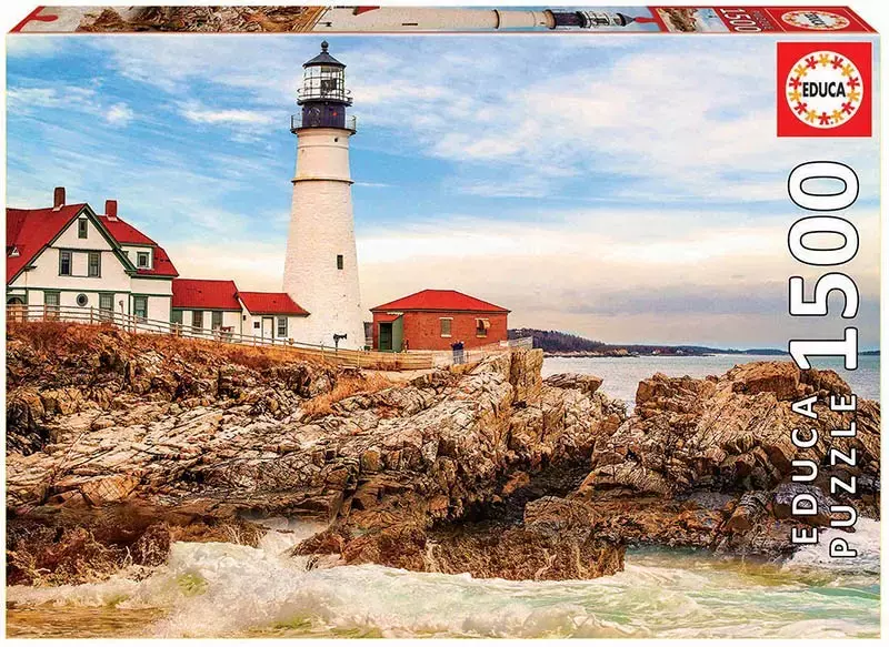 Puzzle 1500 elementów. Latarnia na szkle - Puzzle