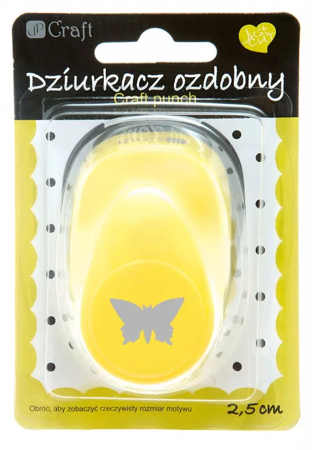 Dziurkacz ozdobny Motyl 2  2,5cm mix - Papiernicze i szkolne