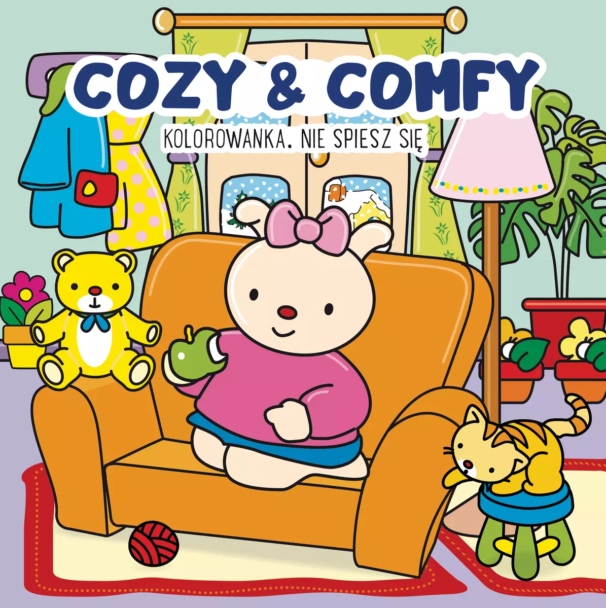 Cozy & Comfy. Nie spiesz się. Kolorowanka antystresowa - Książki