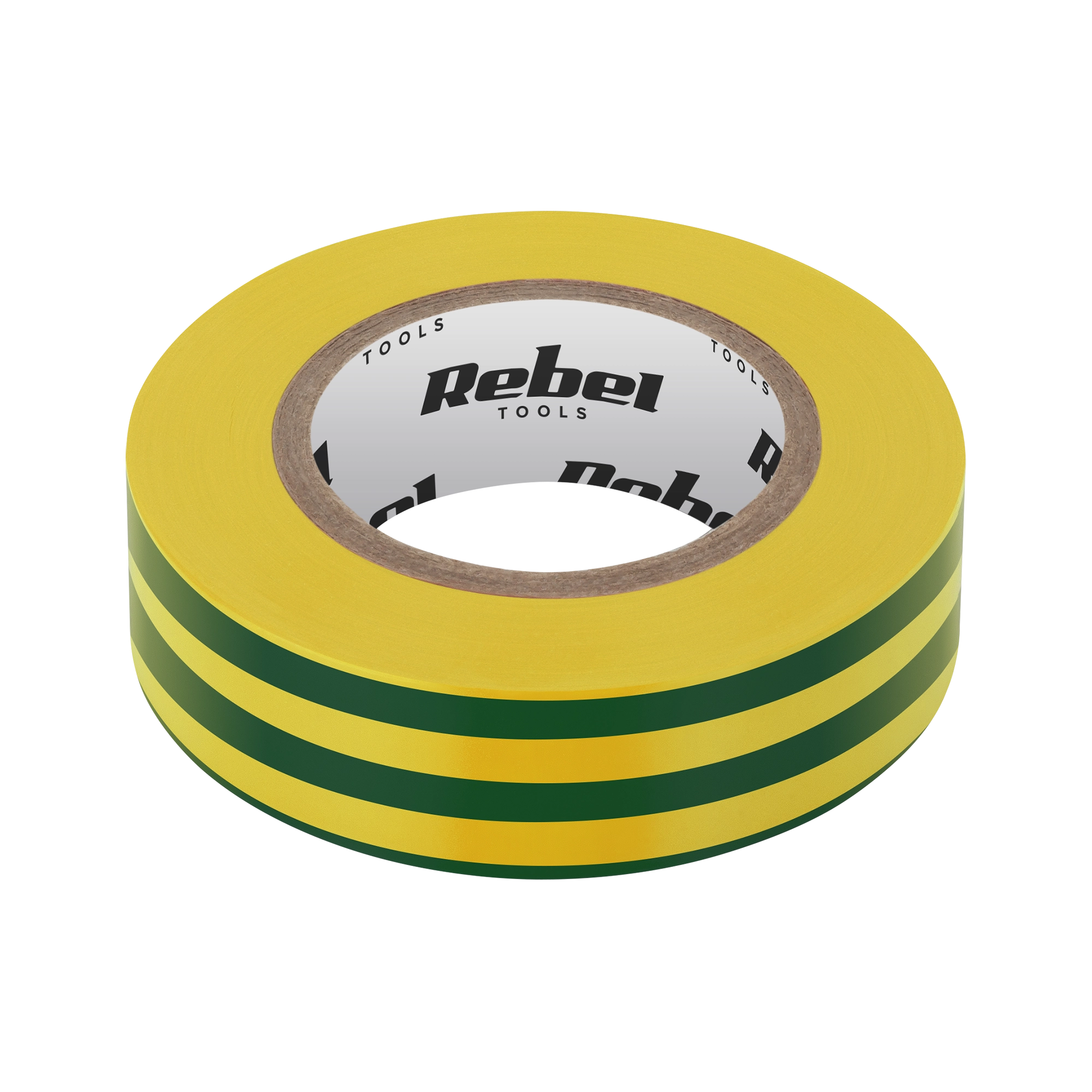 Taśma izolacyjna klejąca (0,13 mm x 19 mm x 20 yd) żółto-zielona - Elektronika i akcesoria