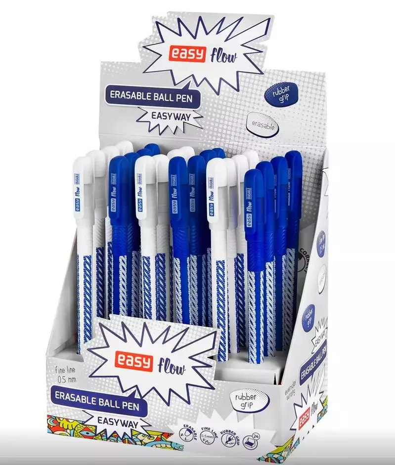 Długopis wymazywalny EasyWay nieb. EASY - Papiernicze i szkolne