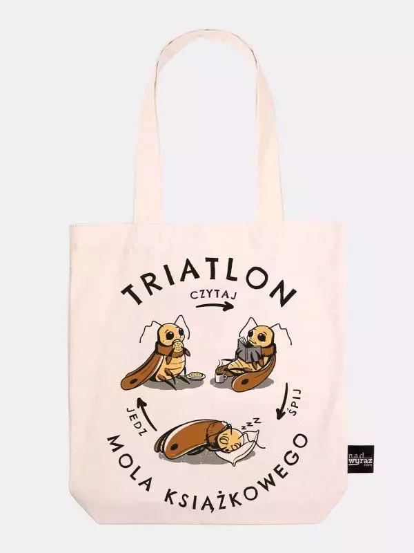 Torba bawełniania triatlon mola książkowego - Zabawki