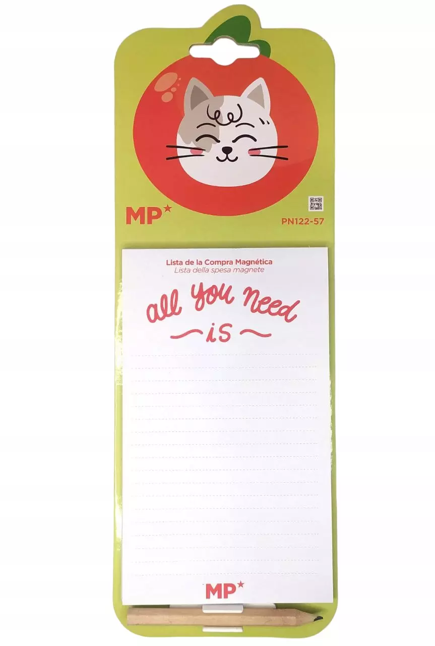 Notes magnetyczny na lodówkę z ołówkiem - Papiernicze i szkolne
