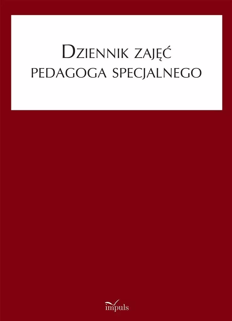 Dziennik zajęć pedagoga specjalnego - Książki