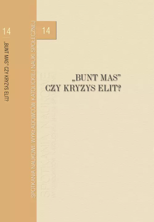 BUNT MAS czy kryzys elit? - Książki