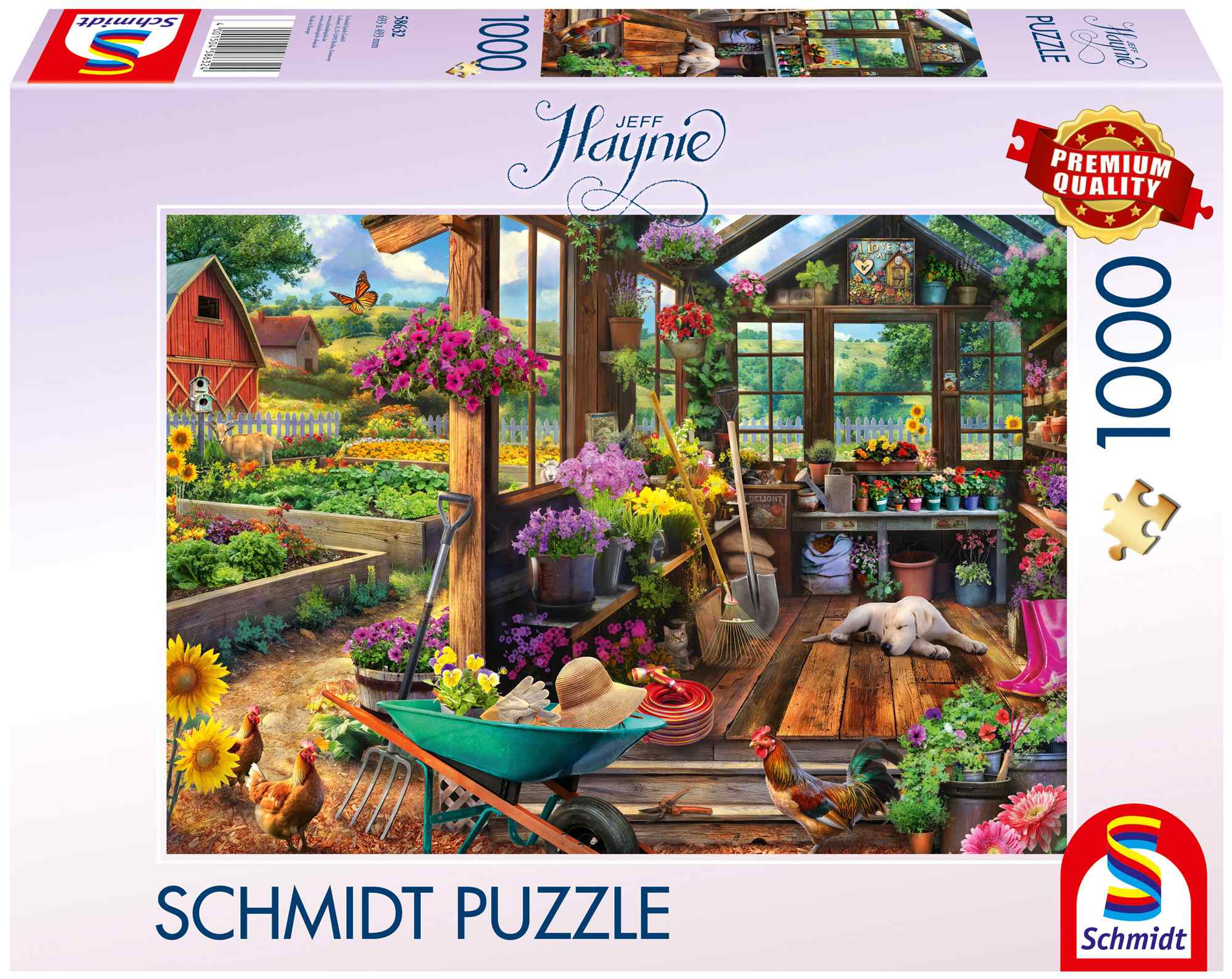 Puzzle 1000 PQ Jeff Haynie Szopa Ogrodowa 113663 - Puzzle