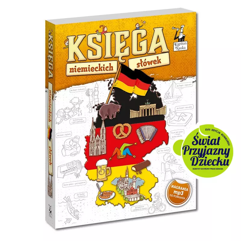 Kapitan Nauka Księga niemieckich słówek BR - Książki