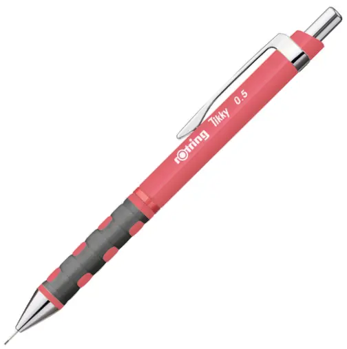 Ołówek automatyczny Tikky 0.5 mm koralowy, Rotring - Papiernicze i szkolne