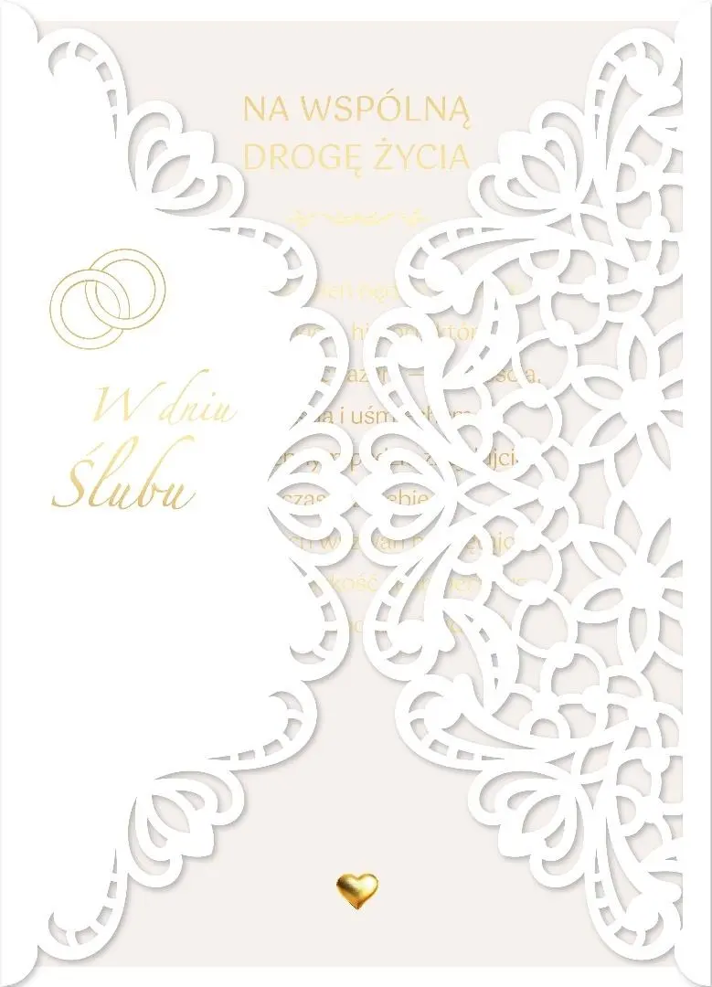 Karnet Ślub - Papiernicze i szkolne