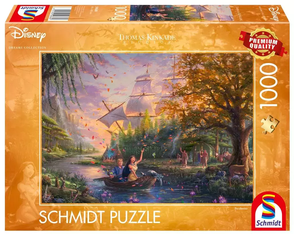 Puzzle PQ 1000 elementów. Thomas Kinkade Pocahontas - Puzzle