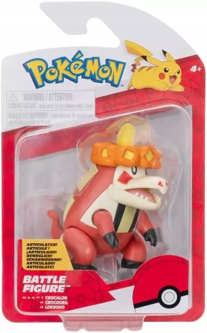 JAS POKEMON FIGURKI CROCALOR - Zabawki
