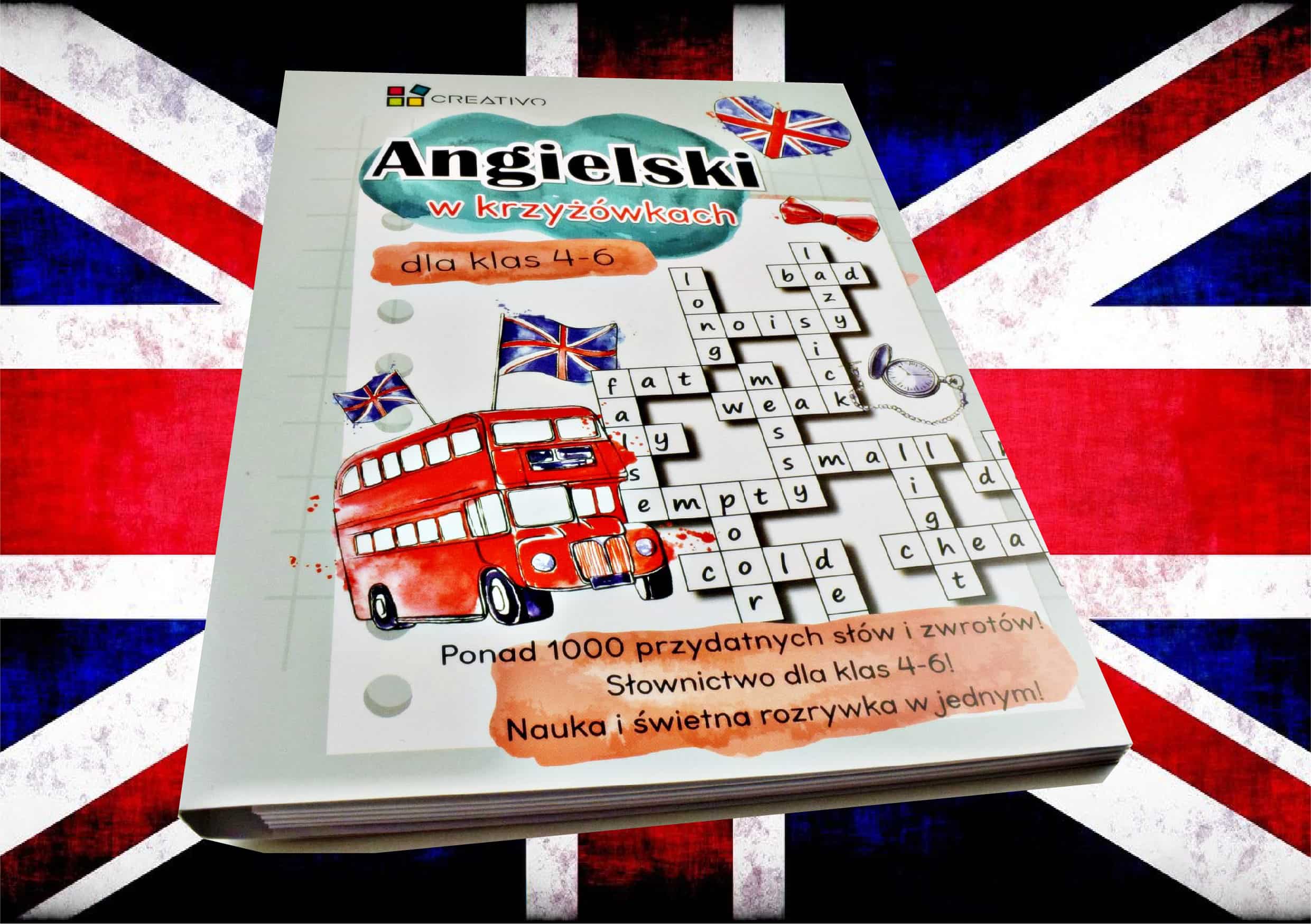 Angielski w krzyżówkach dla klas 4-6 - Książki