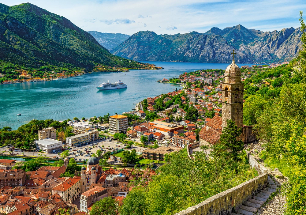 Puzzle 500 elementów. Kotor, Czarnogóra - Puzzle