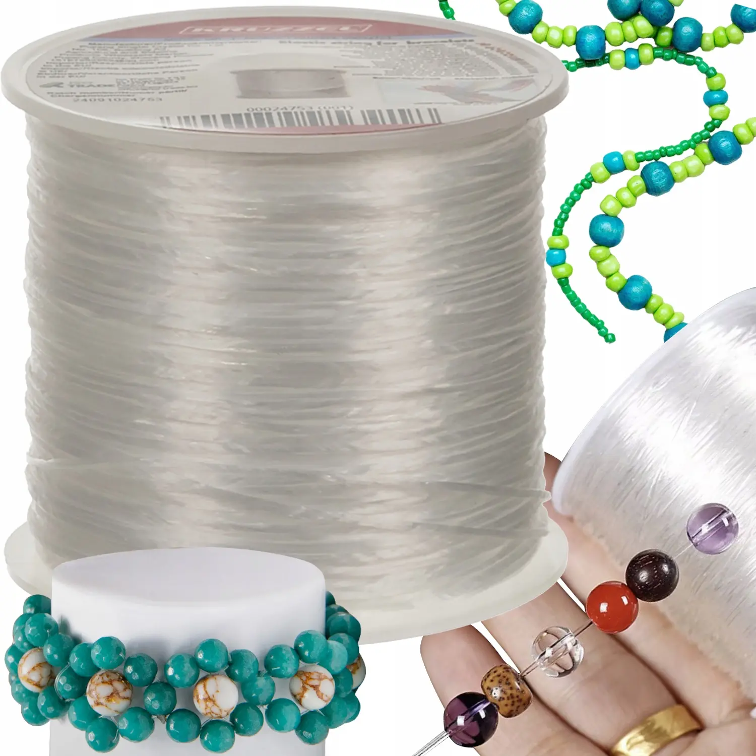 Gumka do robienia bransoletek - 40m Kruzzel 24753 - Zabawki