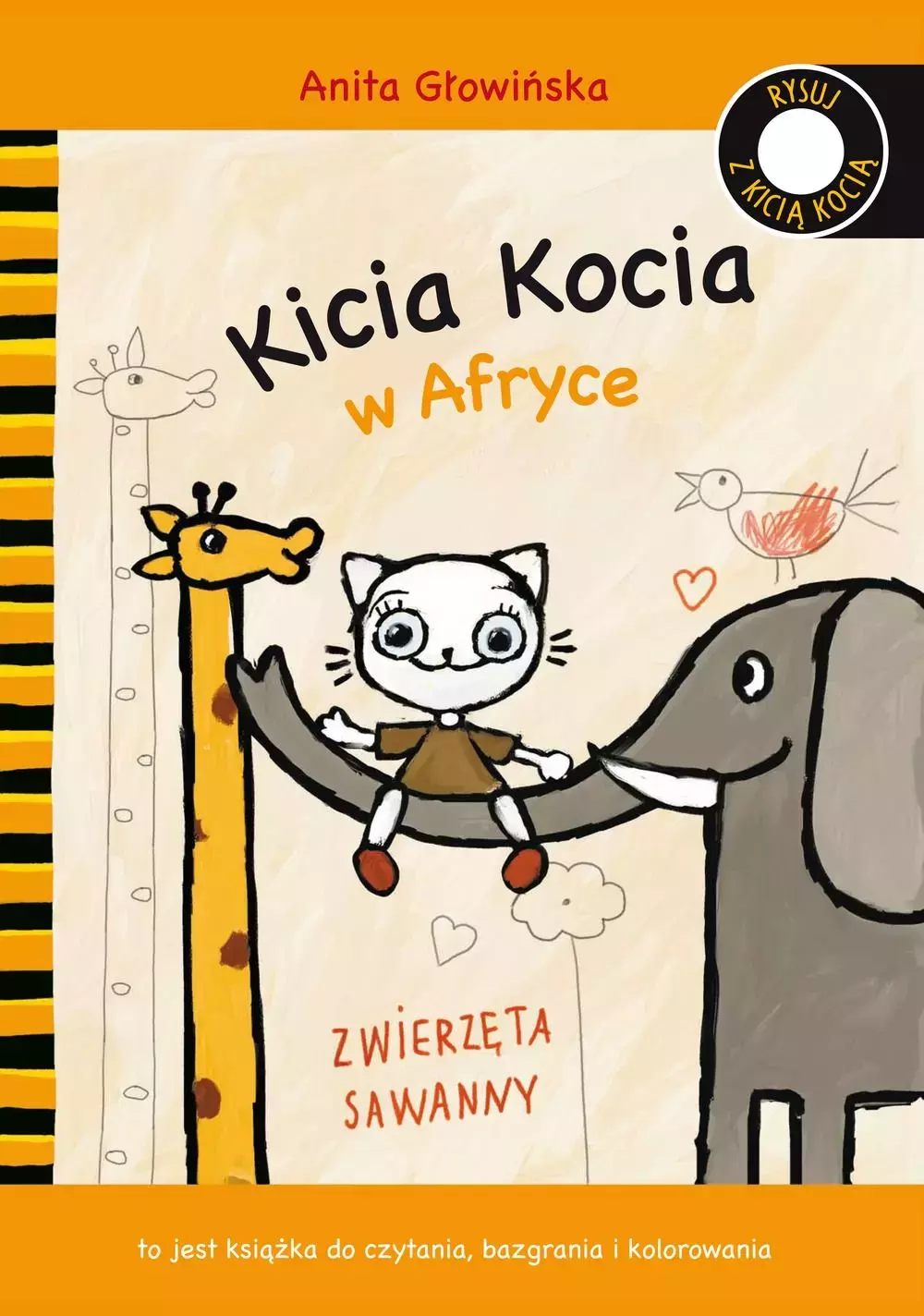 Kicia Kocia w Afryce. Kolorowanka - Książki
