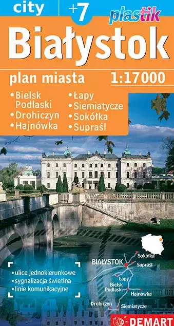 Białystok. Plan miasta w skali 1:17 000 - Książki