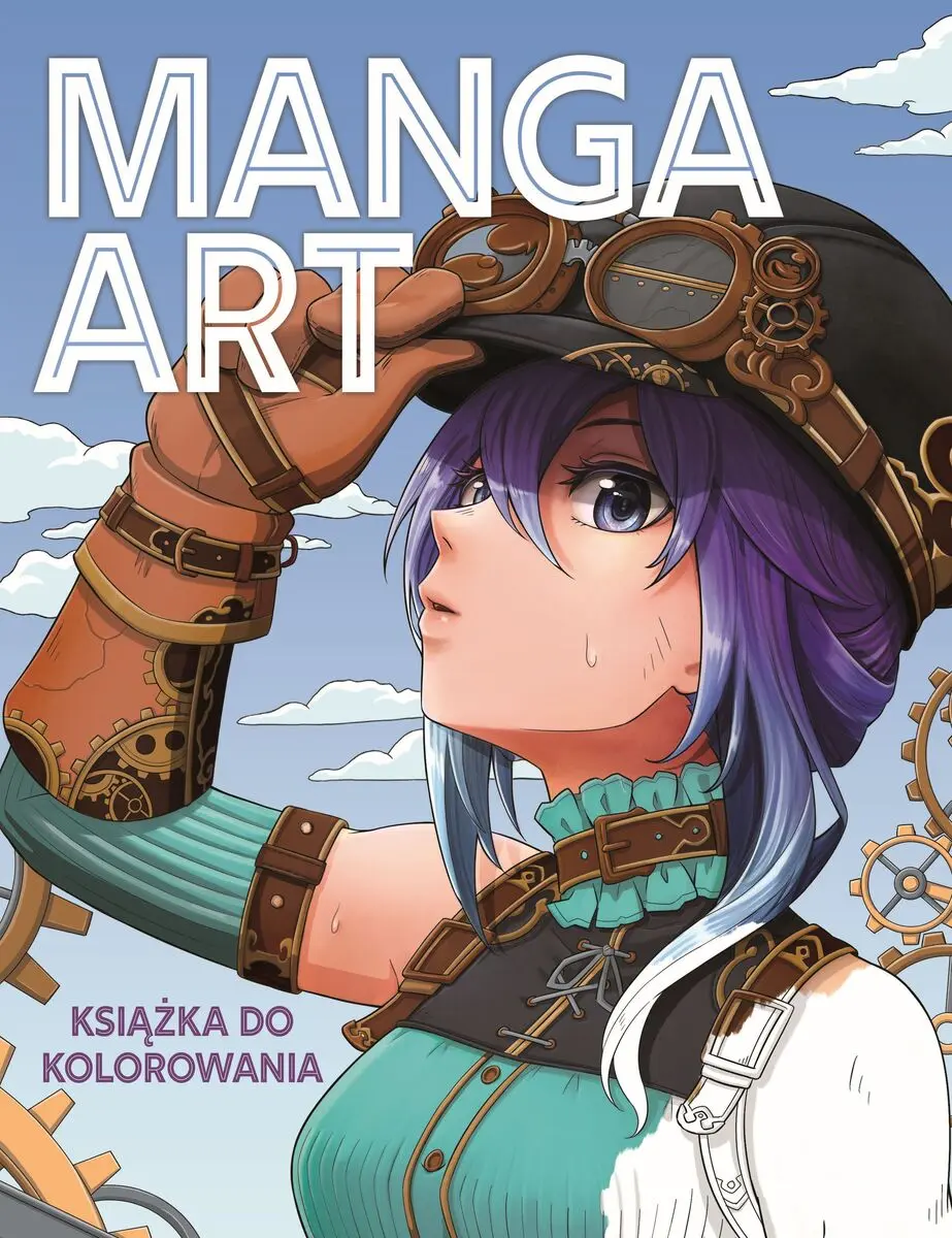 Manga Art. Książka do kolorowania - Książki