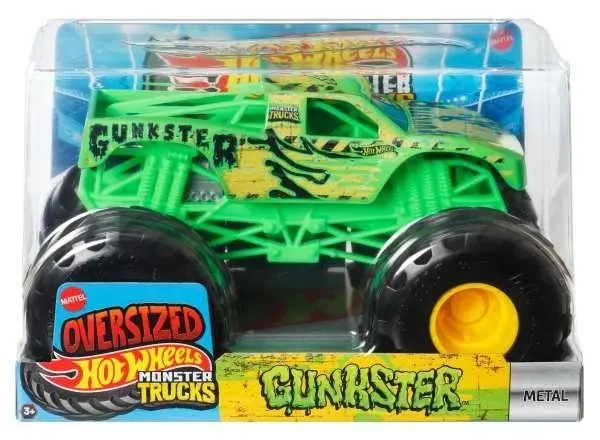 Hot Wheels Monster Trucks Gunkster 1:24 - Zabawki