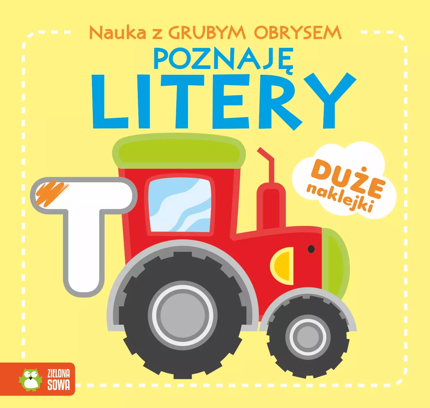 Nauka z grubym obrysem. Poznaję litery - Książki