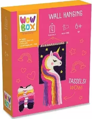 Wow Box. Zestaw kreatywny. Makrama Jednorożec - Zabawki