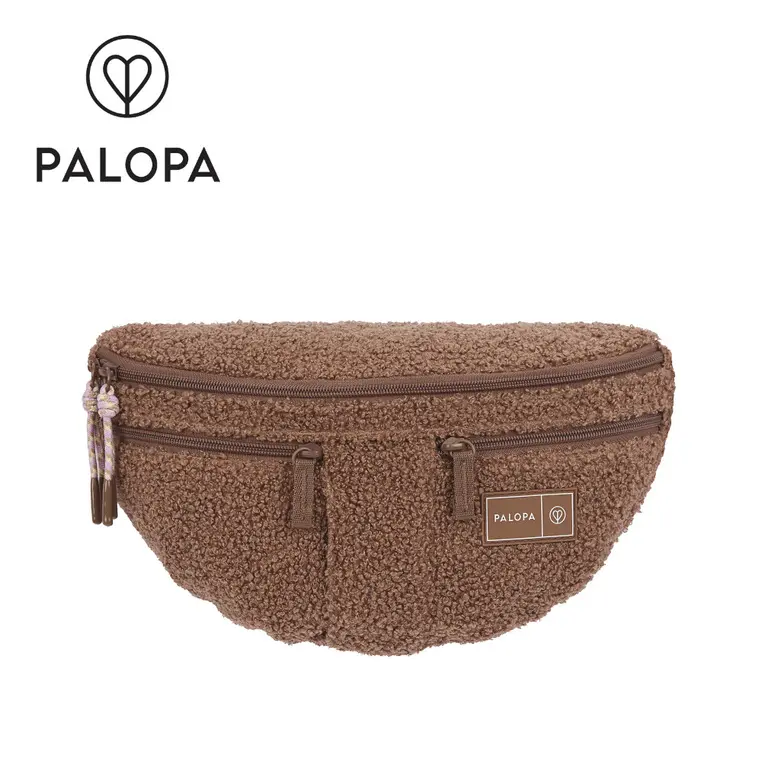 PALOPA Torebka nerka na smakołyki dla psa Emma teddy-fleece brown Edycja limitowana - Elektronika i akcesoria