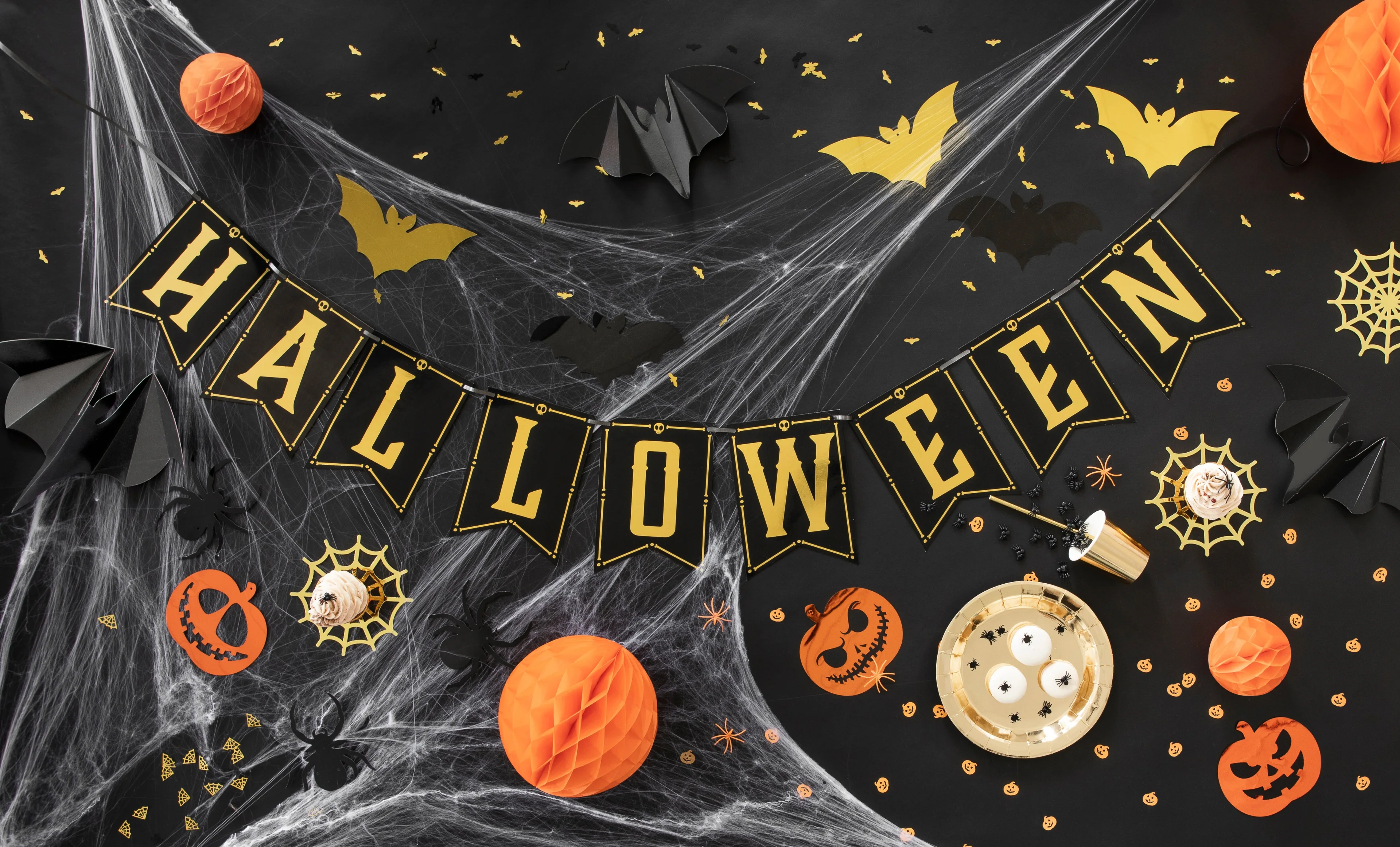 Konfetti Halloween Dynie pomarańczowe 15g - Impreza