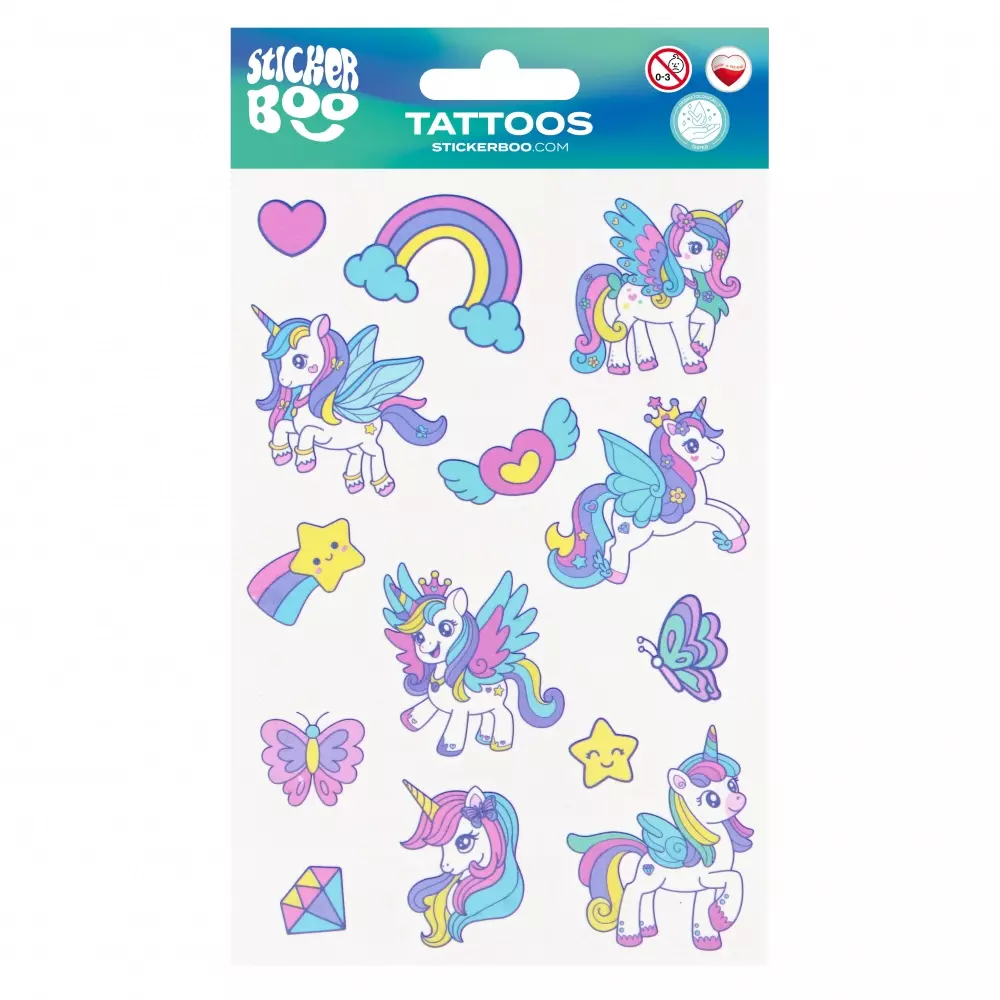 Tatuaz Unicorn 100x175 Starpak Bc - Papiernicze i szkolne