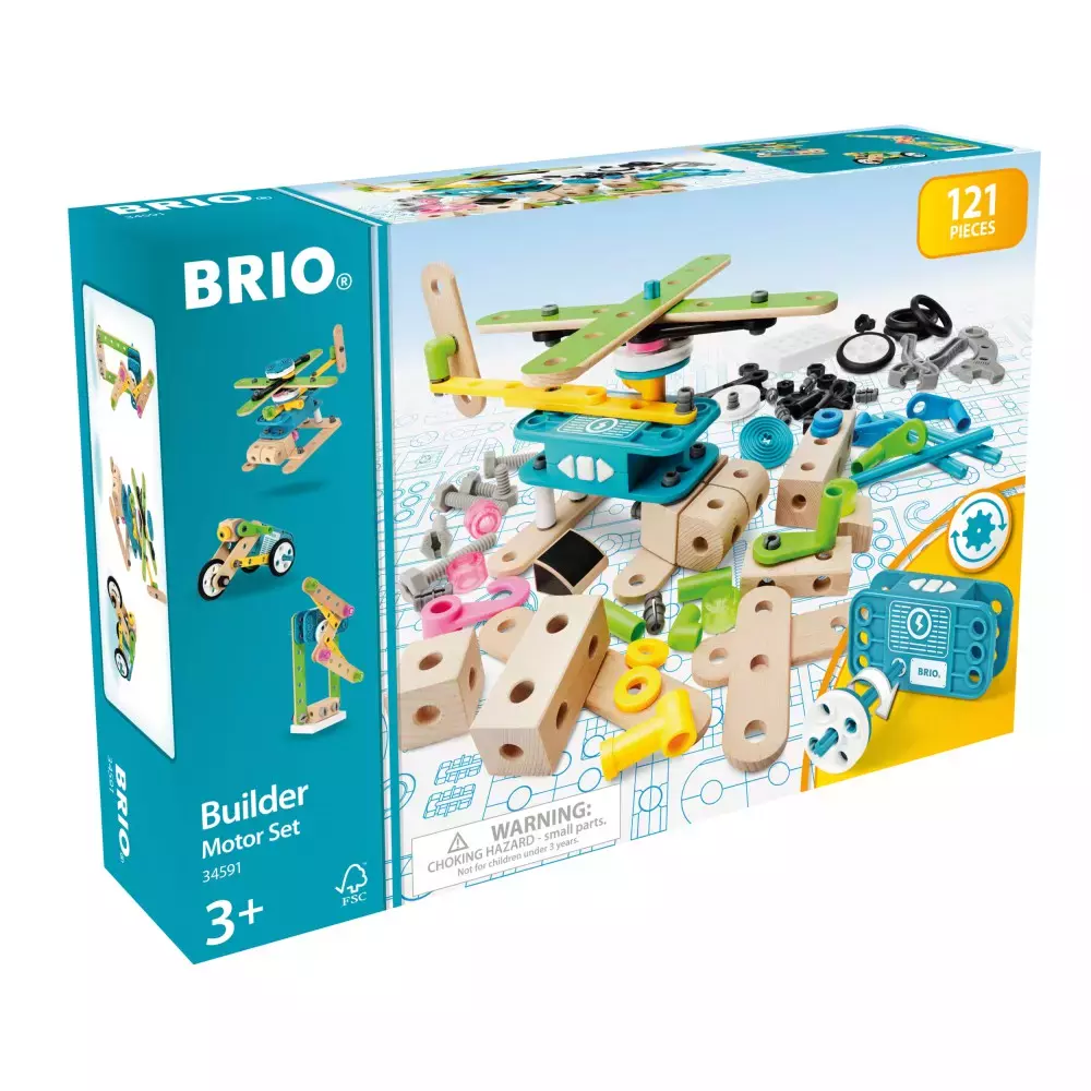 BRIO Builder. Zestaw konstruktora silników - Zabawki