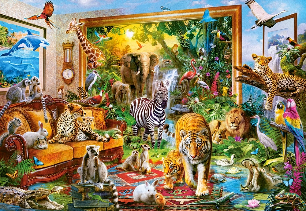 Puzzle 1000 elementów. Wchodząc do pokoju - Puzzle