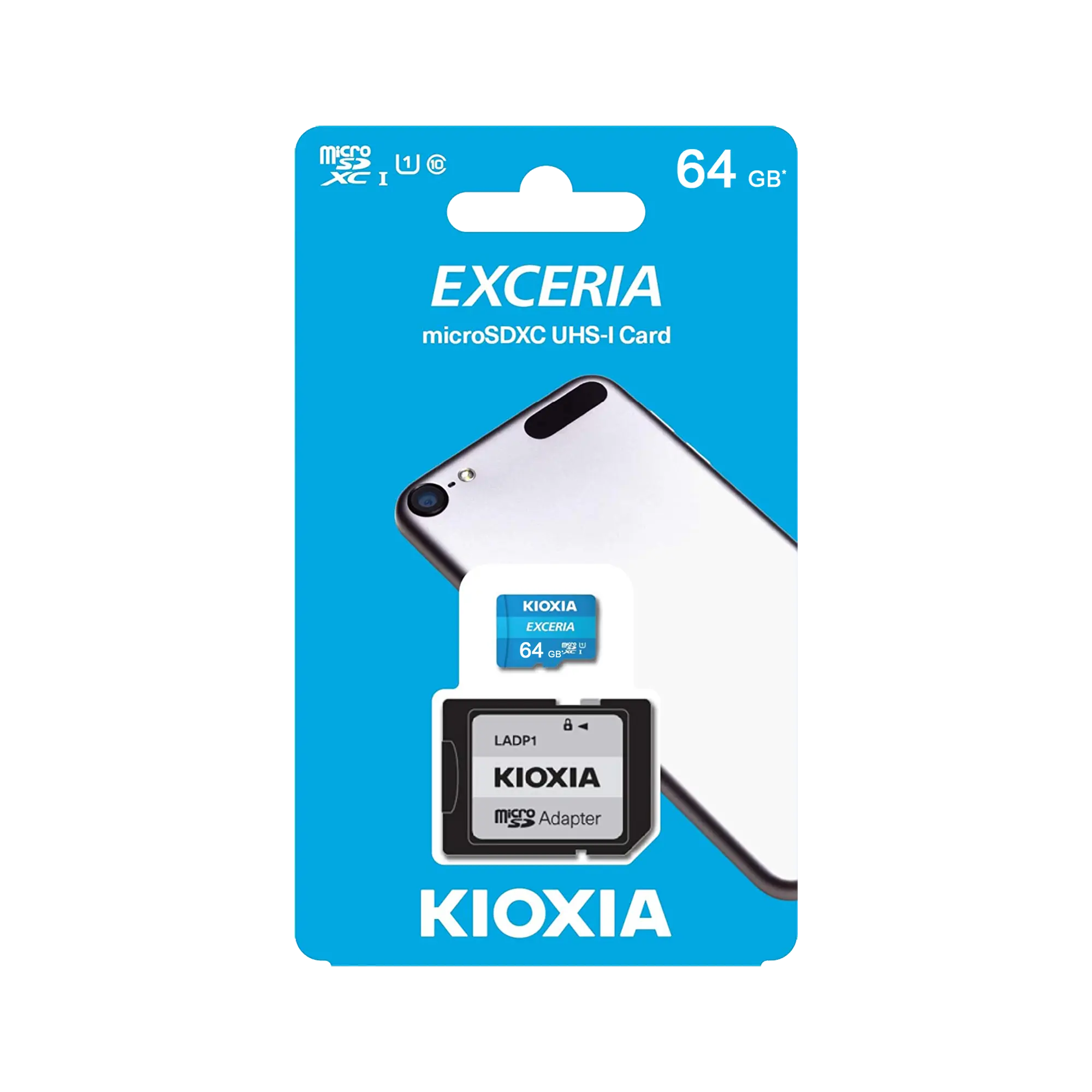 Karta pamięci microSD 64 GB UHS-I U1 Kioxia z adapterem - Elektronika i akcesoria