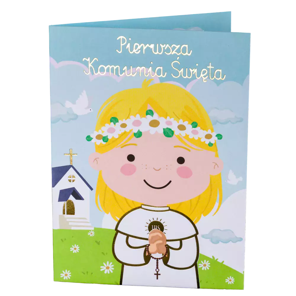 Karnet B6 komunijny, dziewczynka - Papiernicze i szkolne