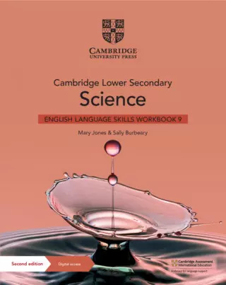 Cambridge Lower Secondary Science English Language Skills Workbook 9 with Digital Access (1 Year) - Książki