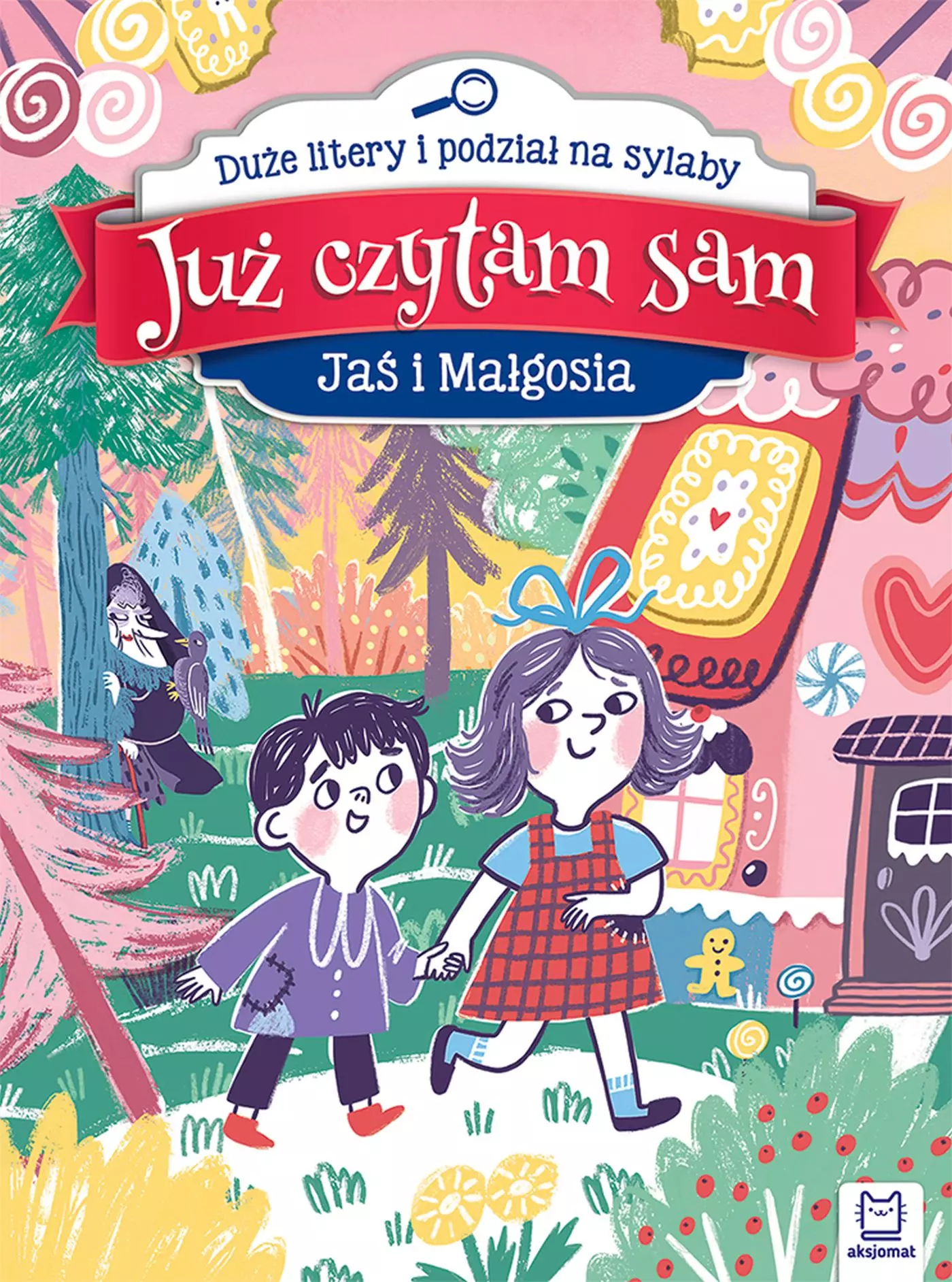 Już czytam sam. Jaś i Małgosia. Duże litery i podział na sylaby - Książki