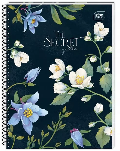 Kołozeszyt A5 100 kartek Kratka z Perf. 70 g Hybrid Fiori Interdruk - Papiernicze i szkolne