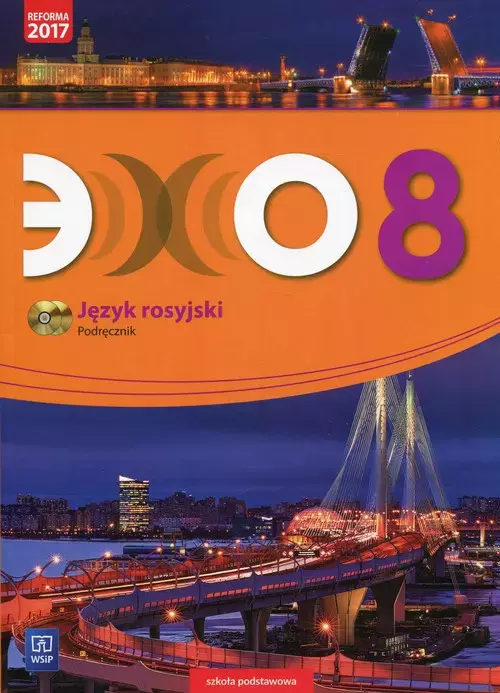 Język rosyjski. Echo. Podręcznik + CD. Klasa 8. Szkoła podstawowa - Książki
