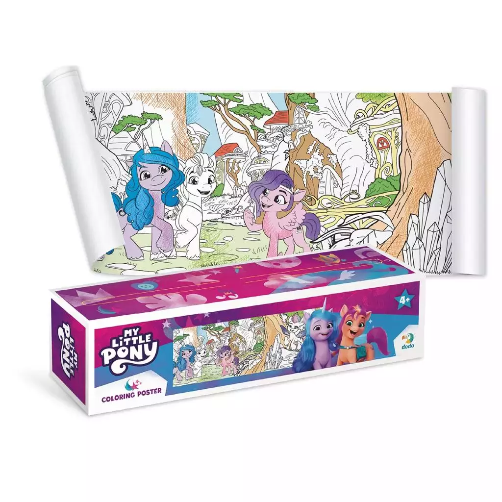 Kolorowanka na rolce My Little Pony 2 - Książki